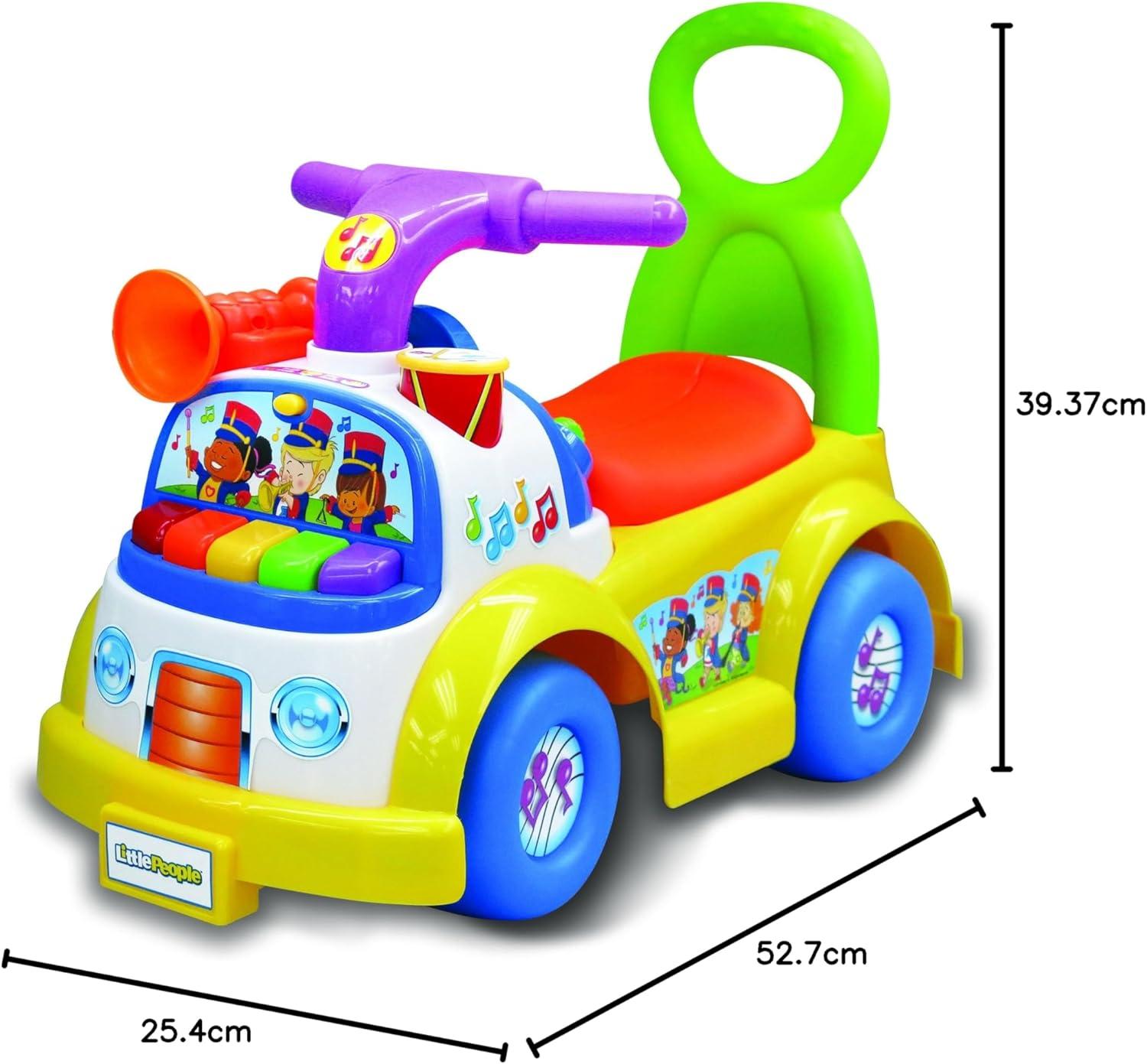 imageLittle People FisherPrice Music Parade Purple RideOn Plays 5 Marching Tunes ampamp Other Sounds Perfect for Toddler Boys ampamp Girls Ages 1 2 ampamp 3 Years Old Helps Foster Motor SkillsMulticolor