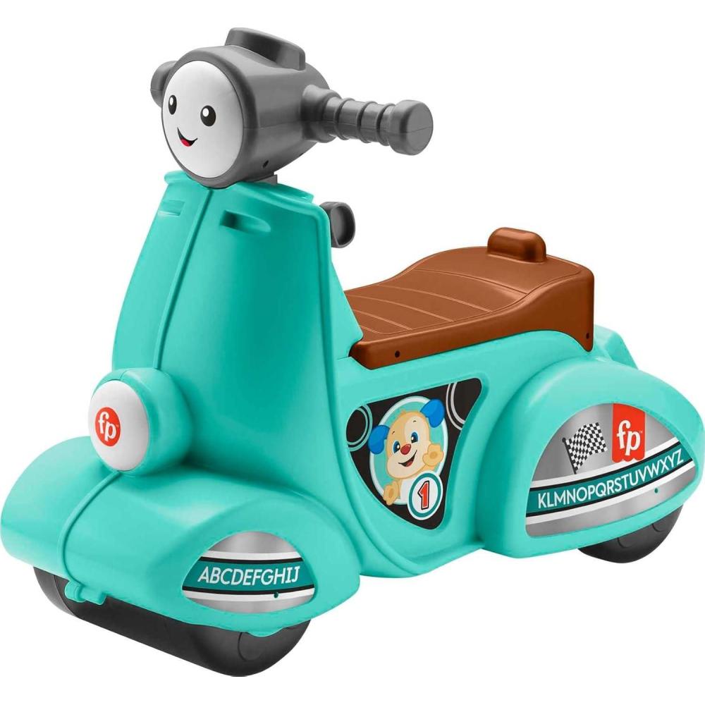 imageFisherPrice Toddler RideOn Toy Laugh ampamp Learn Smart Stages Cruise Along Scooter with Lights Music ampamp Learning for Infants Ages 1 Years Amazon ExclusiveMulticolor