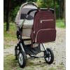 Baby Essentials Fisher-Price Signature Morgan Quilted Backpack Diaper Bag with Changing Pad, Stroller Clips, Laptop Compartment (Burgundy)