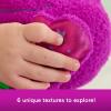 Barney’s World Toddler Toy Sensory Barney 12.75-Inch Plush with Fidget Activity & Textured Details for Kids Ages 2+ Years