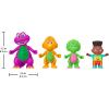 Barney’s World Toddler Toys by Fisher-Price, Hey Friends Pack with Four Figures to Make up Adventures, Kids Ages 2+ Years