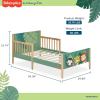 Dream On Me Fisher-Price Fauna Collection Safari Toddler Bed, Jungle Print, JPMA Certified, Easy to Assemble