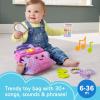 Fisher-Price Baby Learning Toy Laugh & Learn Purse, Going Places Bag with 4 Pretend Play Accessories for Infants & Toddlers Ages 6+ Months(Standard)