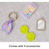 Fisher-Price Baby Learning Toy Laugh & Learn Purse, Going Places Bag with 4 Pretend Play Accessories for Infants & Toddlers Ages 6+ Months(Standard)
