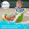 Fisher-Price Baby Portable Chair Deluxe Kick & Play Sit-Me-Up Floor Seat with Piano Learning Toy & Snack Tray for Infants to Toddlers(Green)