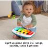 Fisher-Price Baby Portable Chair Deluxe Kick & Play Sit-Me-Up Floor Seat with Piano Learning Toy & Snack Tray for Infants to Toddlers(Multicolor)