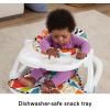 Fisher-Price Baby Portable Chair Deluxe Kick & Play Sit-Me-Up Floor Seat with Piano Learning Toy & Snack Tray for Infants to Toddlers(Multicolor)