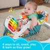 Fisher-Price Baby Portable Chair Deluxe Kick & Play Sit-Me-Up Floor Seat with Piano Learning Toy & Snack Tray for Infants to Toddlers(Multicolor)