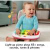 Fisher-Price Baby Portable Chair Deluxe Kick & Play Sit-Me-Up Floor Seat with Piano Learning Toy & Snack Tray for Infants to Toddlers(Pink)