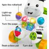 Fisher-Price Baby Push Toy Learn with Me Zebra Walker Musical Learning Activity with Lights & Fine Motor Play for Infants Ages 6+ Months (Amazon Exclusive)(Standard Packaging)