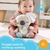 Fisher-Price Baby Stroller Toy Sing & Go Purple Monkey Musical Sensory Plush with Crinkle & Clackers for Newborns from Birth+(Koala)
