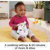 Fisher-Price Baby Toy Calming Vibes Puppy Soother Plush Portable Sound Machine with Vibrations for Newborns 0+ Months
