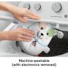 Fisher-Price Baby Toy Calming Vibes Puppy Soother Plush Portable Sound Machine with Vibrations for Newborns 0+ Months