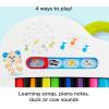 Fisher-Price Baby Toy Laugh & Learn Silly Sounds Light-Up Piano Musical Instrument with Learning Songs for Infants Ages 6+ Months​(Small)