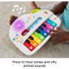Fisher-Price Baby Toy Laugh & Learn Silly Sounds Light-Up Piano Musical Instrument with Learning Songs for Infants Ages 6+ Months​(Small)