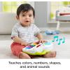 Fisher-Price Baby Toy Laugh & Learn Silly Sounds Light-Up Piano Musical Instrument with Learning Songs for Infants Ages 6+ Months​(Small)