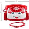 Fisher-Price Baby Toy Red Chatter Telephone, Mattel 80th Anniversary Edition Pull-Along Activity for Infants & Toddlers Ages 1+ Years