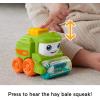 Fisher-Price Baby Toy Rollin’ Tractor Push-Along Vehicle with Fine Motor Activities for Infants Ages 6+ Months(Tractor)