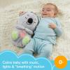 Fisher-Price Baby Toy Soothe ‘n Snuggle Koala Plush Sound Machine with Customizable Music Lights & Breathing Motion for Newborns 0+ Months(Koala Soother)