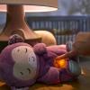 Fisher-Price Baby Toy Soothe ‘n Snuggle Purple Monkey Plush Portable Sound Machine with Breathing Motion & Lights for Newborns Ages 0+ Months