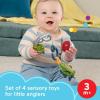 Fisher-Price Baby Toys Mini Me Moments Reel Fun Fishing Set, 4-Piece Sensory Activities for Newborn Developmental Play Ages 3+ Months