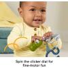 Fisher-Price Baby Toys Mini Me Moments Reel Fun Fishing Set, 4-Piece Sensory Activities for Newborn Developmental Play Ages 3+ Months