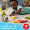 Fisher-Price Baby Toys Mini Me Moments Tiny Tailgater Set, 6 Sports-Themed Sensory Activities for Newborns Ages 3+ Months(Tailgater Set)