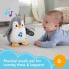 Fisher-Price Baby Tummy Time Toy Flap & Wobble Penguin, Plush with Music & Motion for Sensory Play Newborns Ages 0+ Months(Small)