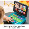 Fisher-Price Baby & Toddler Toy Laugh & Learn Let’s Connect Laptop Pretend Computer with Smart Stages for Infants Ages 6+ Months​