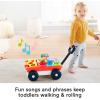 Fisher-Price Baby & Toddler Toy Laugh & Learn Pull & Play Learning Wagon Musical Pull-Along with Activities for Infants Ages 6+ Months​