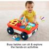 Fisher-Price Baby & Toddler Toy Laugh & Learn Pull & Play Learning Wagon Musical Pull-Along with Activities for Infants Ages 6+ Months​