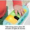 ​Fisher-Price Baby to Toddler Toy 3-in-1 Hit Wonder Activity Center & Play Table with Music Lights & Developmental Activities(Multicolor)