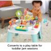 ​Fisher-Price Baby to Toddler Toy 3-in-1 Hit Wonder Activity Center & Play Table with Music Lights & Developmental Activities(Multicolor)