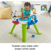 Fisher-Price Baby to Toddler Toy 3-in-1 Spin & Sort Activity Center and Play Table with 10+ Activities, Happy Dots(Activity Center)