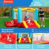 Fisher-Price Bouncemania Inflatable Mega Bouncer Bouncy House with 50 Play Balls, Multicolor