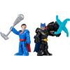 Fisher-Price Imaginext DC Super Friends Metal Force Playset, Batmobile & Supermobile Toy Cars with Batman & Superman Action Figures & Accessories (Amazon Exclusive)