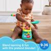 Fisher-Price Laugh & Learn Baby & Toddler Toy Counting & Colors Smoothie Maker Pretend Blender with Music & Lights for Ages 9+ Months(zzzz-s)