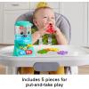 Fisher-Price Laugh & Learn Baby & Toddler Toy Counting & Colors Smoothie Maker Pretend Blender with Music & Lights for Ages 9+ Months(zzzz-s)