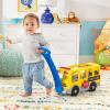 Fisher-Price Little People Toddler Learning Toy, Big Yellow Bus Musical Pull-Along Vehicle for Pretend Play Kids Ages 1+ Years(English)