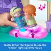 Fisher-Price Little People Toddler Toy Disney Frozen Arendelle Castle Playset with Lights Sounds Anna & Elsa Figures for Pretend Play Ages 18+ Months (Amazon Exclusive)