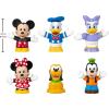 Fisher-Price Little People Toddler Toy Disney Mickey Mouse & Friends 6-Piece Figure Set for Preschool Pretend Play Kids Ages 18+ Months