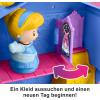 Fisher-Price Little People Toddler Toy Disney Princess Cinderella On-The-Go Playset with Figures for Pretend Play Kids Ages 18+ Months