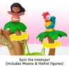 Fisher-Price Little People Toddler Toy Disney Princess Moana Adventure Village Playset with Figures for Pretend Play Kids Ages 18+ Months