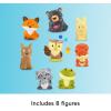 Fisher-Price Little People Toddler Toy Forest Friends Carry Case Playset with Animal Figures for Pretend Play Kids Ages 1+ Years