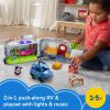 Fisher-Price Little People Toddler Toy Light-Up Learning Camper Playset with Smart Stages for Pretend Play Kids Ages 1+ Years​(Camper)