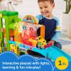 Fisher-Price Little People Toddler Toy Light-Up Learning Garage Playset with Smart Stages, Car & Ramp for Pretend Play Kids Ages 1+ Years(Simplified Packaging)