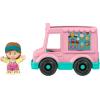 Fisher-Price Little People Toddler Toys Ice Cream Truck Push-Along Vehicle & Figure for Pretend Play Preschool Kids Ages 1+ Years