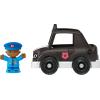 Fisher-Price Little People Toddler Toys Police Car Push-Along Vehicle & Figure for Pretend Play Preschool Kids Ages 1+ Years
