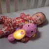 Fisher-Price Musical Baby Toy, Soothe & Glow Seahorse, Pink Plush Sound Machine with Lights & Volume Control for Newborns(Pink Easy-to-Open Packaging)