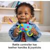Fisher-Price Newborn Toys Level-Up Little Gamer Gift Set, Baby Rattle Teether & Crinkle Activities for Infants Ages 3+ Months